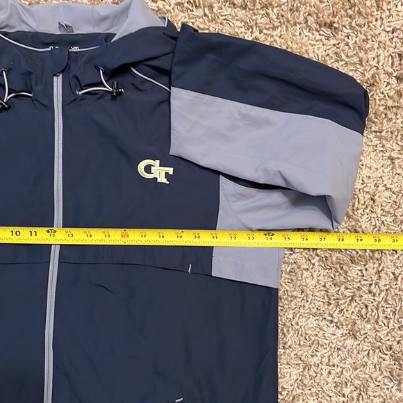 UNDER ARMOUR Storm Georgia Tech Full Zip Long Sleeve Hooded Men’s Jacket XL - Picture 10 of 13